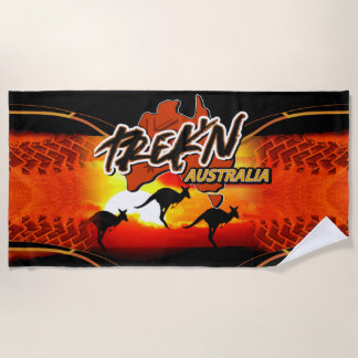 Toalha De Praia Trek'n Australia Towel