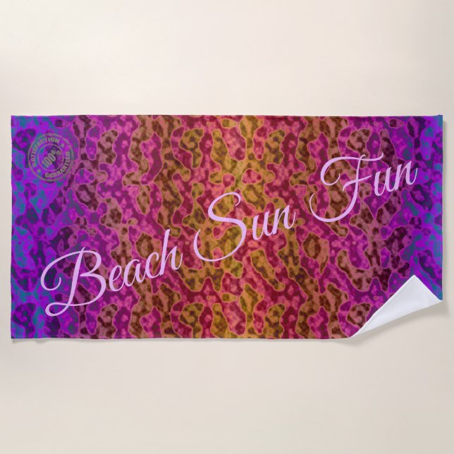 Toalha De Praia Trendy Waves (Frente)