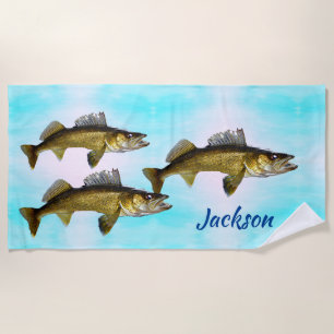 Toalha De Praia Três Walleyes