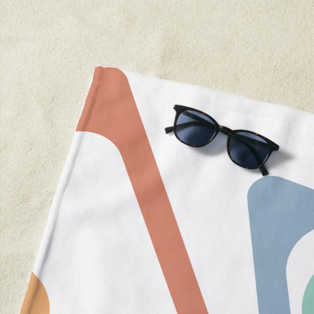 Toalha De Praia Triângulos de Pastel (In Situ)