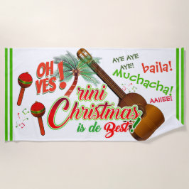 Toalha De Praia Trini Christmas é de Best / Marac e Cuatro