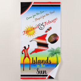 Toalha De Praia Trinidad e Tobago - Ilhas do Sol