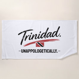 Toalha De Praia Trinidad Orgulhosamente Pride BRANCO