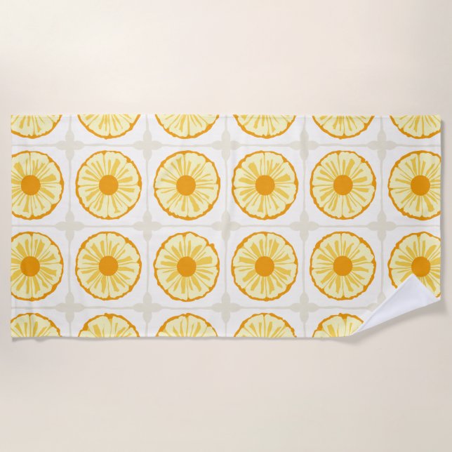Toalha De Praia Tropic Slice Sunny Vibe (Frente)