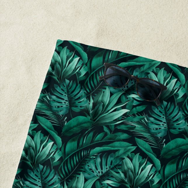 Toalha De Praia Tropical Leaves (In Situ)