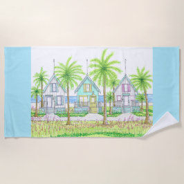 Toalha de Praia Tropical Shack