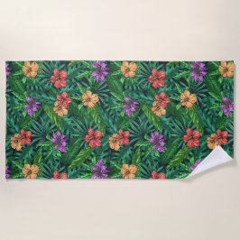 Toalha De Praia Trópicos verdes