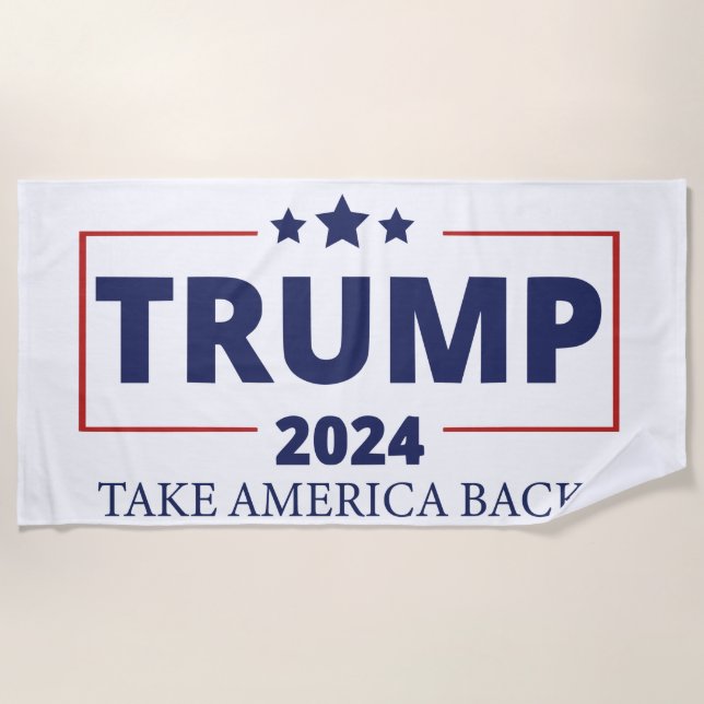 Toalha De Praia Trump 2024 (Frente)