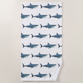 Toalha De Praia Tubarão Branco do excelente