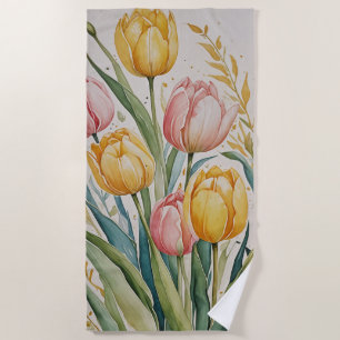 Toalha De Praia Tulip Reverie