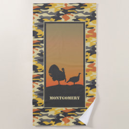 Toalha De Praia Turquia e Camo