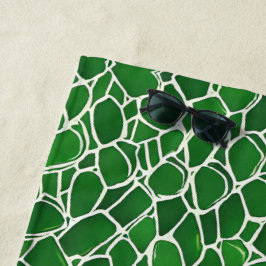 Toalha De Praia Turtle Shell Pattern