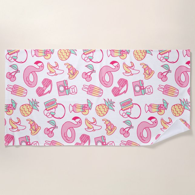 Toalha De Praia Tutti Tropifrutti - Beach Towel (Frente)