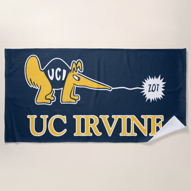 Toalha De Praia UC Irvine | UCI Anteatistas Zot! (Frente)