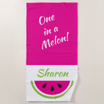 Um em uma melancia personalizada melancia