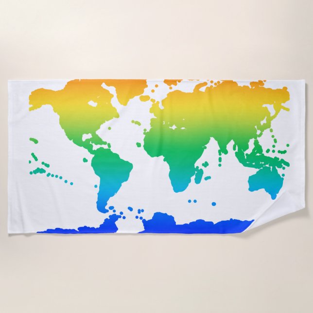 Toalha De Praia Um mundo de sol (Frente)