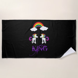 Toalha De Praia Unicorn King