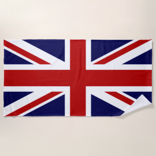 Toalha De Praia Union Jack Flag da Grã-Bretanha Excelente