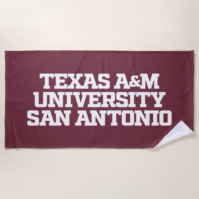 Toalha De Praia Universidade do Texas A&M - San Antonio (Frente)