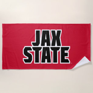 Toalha De Praia Universidade Estadual de Jacksonville JAX STATE Te