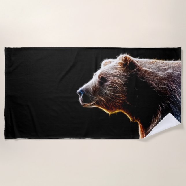 Toalha De Praia Urso (Frente)