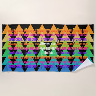 Toalha De Praia Usar sempre a mistura Rainbow Spectrum