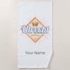 Toalha De Praia Utrecht Países Baixos Cidade Holandesa Vintage Sou