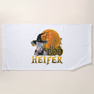 Toalha De Praia Vaca Halloween
