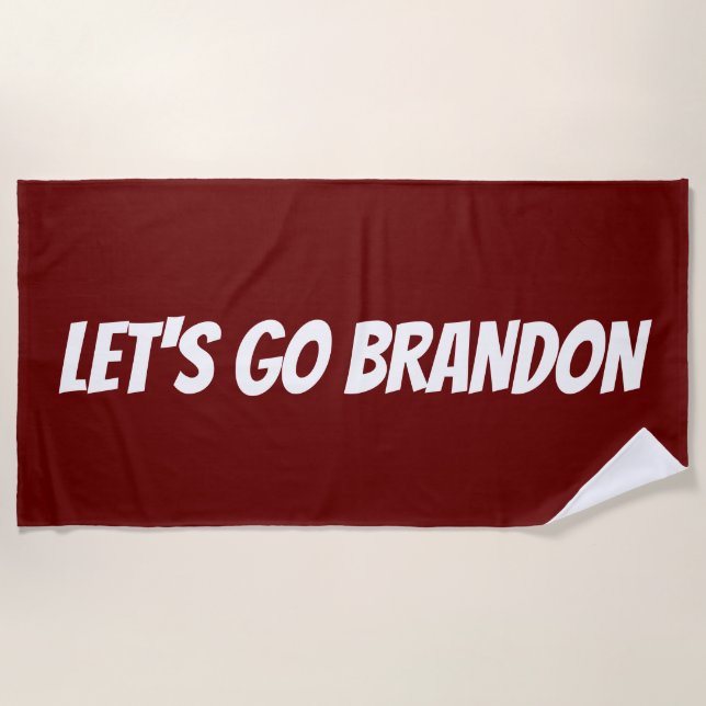 Toalha De Praia VAMOS GO BRANDON Beach Towels (Frente)