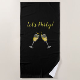 Toalha De Praia Vamos Party Beach Towel