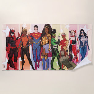 Toalha De Praia Variante DC Pride Comic Cobrir 2022