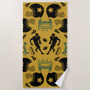 Toalha De Praia Ventilador de futebol americano