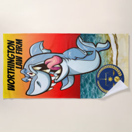 Toalha De Praia Versão da Funny Law Firme