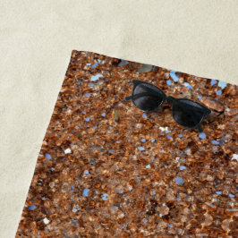 Toalha De Praia Vidro de ouro - Vidro de bronze