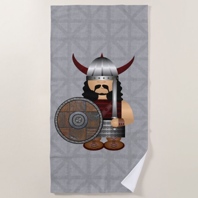 Toalha De Praia Viking Beach Towel (Frente)