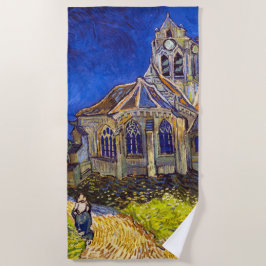Toalha De Praia Vincent van Gogh - A Igreja em Auvers