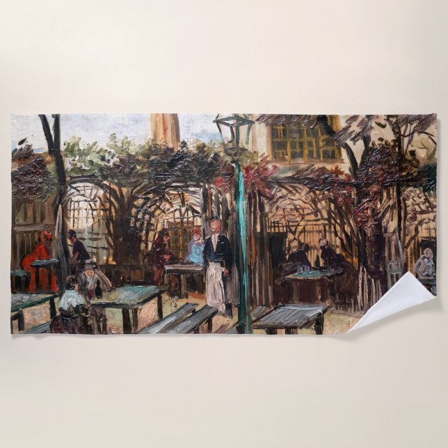 Toalha De Praia Vincent Van Gogh - La Guinguette em Montmartre (Frente)