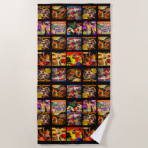 Vintage 1950s Painéis de arte humorística