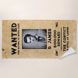 Toalha De Praia Vintage Fun Convict Reward Wied Festa de aniversár