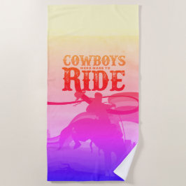 Toalha De Praia Vintage Gay Cowboy Beach Towel