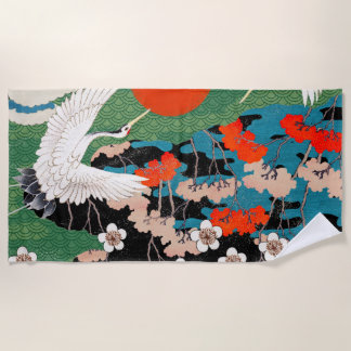 Toalha De Praia Vintage Japanese Art