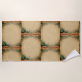 Toalha De Praia Vintage Mermaid Tail