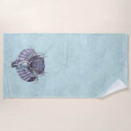 Toalha De Praia Vintage Sea Witch Collage