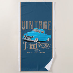 Toalha De Praia Vintage Truck Company