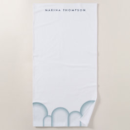 Toalha De Praia Vintage Verde de Sage Moderna