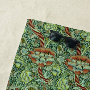Toalha De Praia Vintage William Morris Wandle Pattern