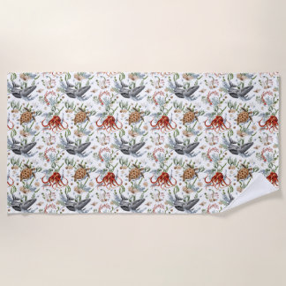 Toalha De Praia Vivendo a Vida em Flor