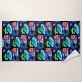 TOALHA DE PRAIA VOYAGER CÓSMICO