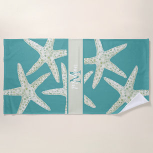 Toalha De Praia Watercolor Starfish Beach Towel