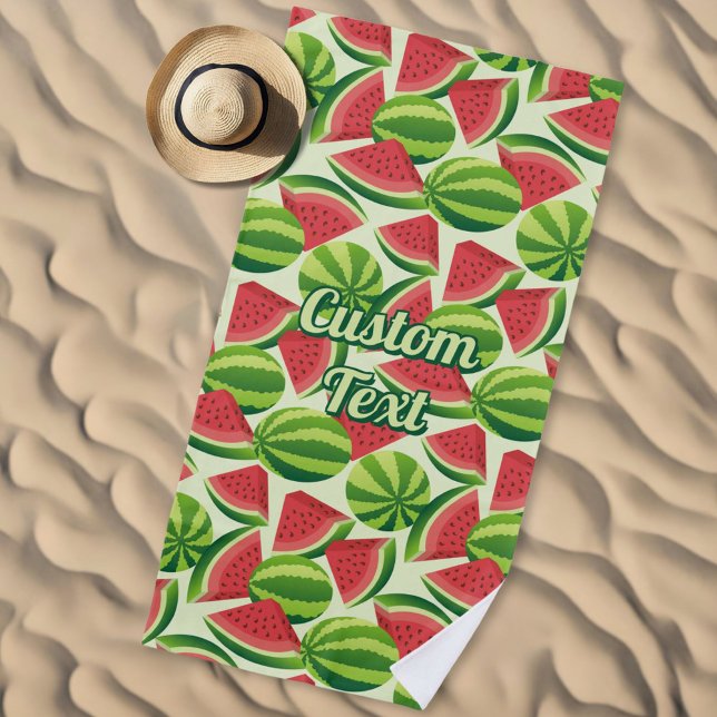 Toalha De Praia Watermelon Pattern Beach Towel (Criador carregado)